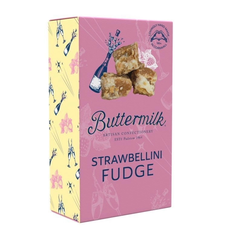 Caramele Fudge Strawbellini Buttermilk 100g 0